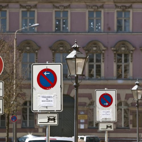 Halteverbotszone in Wiesbaden